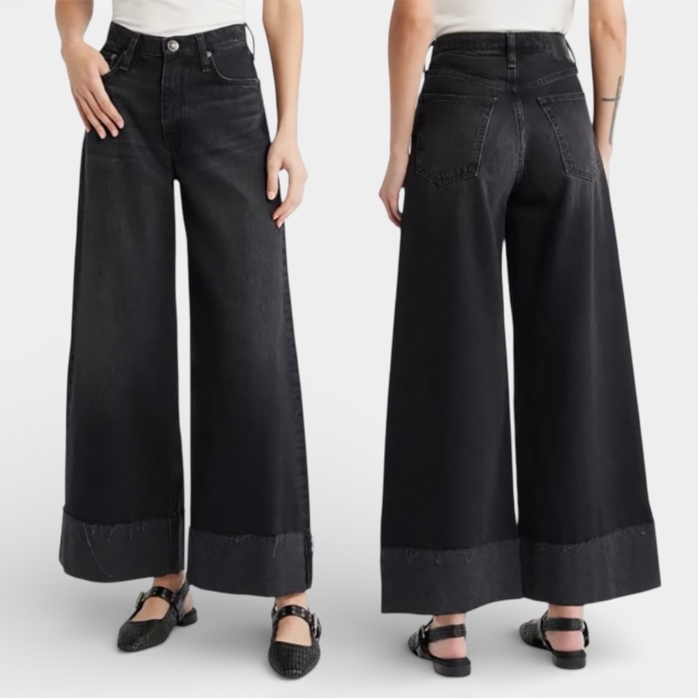 rag & bone Charcoal Flare Jeans